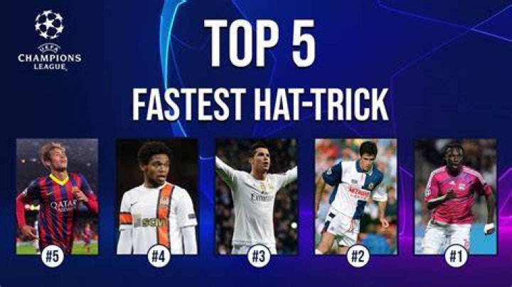 who scored the fastest hat trick in football history