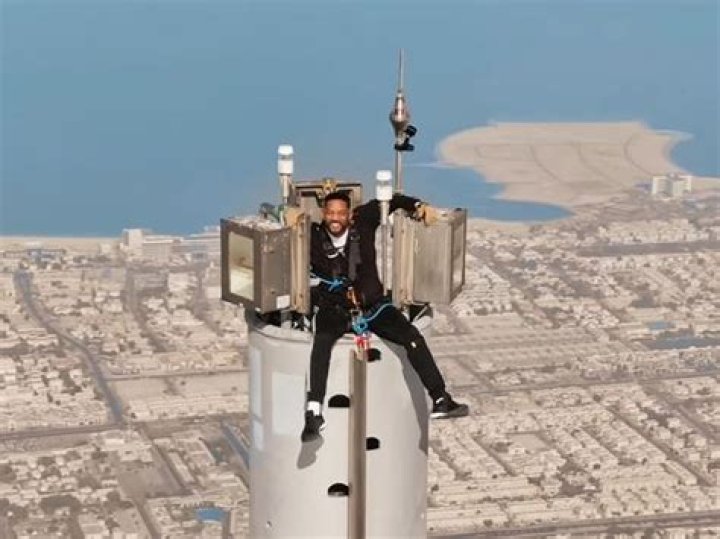 Will Smith Climbs to The Top of Dubai's Burj Khalifa for His New YouTube Series