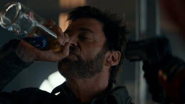 Wolverine Drinking Alcohol