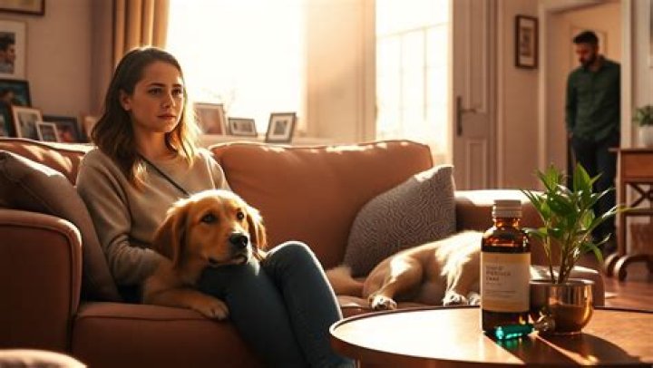 woman giving CBd oil to cat