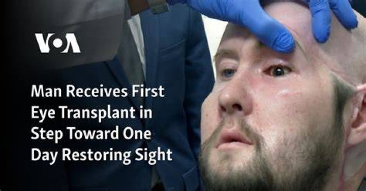 World’s first eye transplant a step toward one day restoring sight