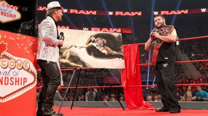WWE Chris Jericho And Kevin Owens Looking At The List Of Jericho