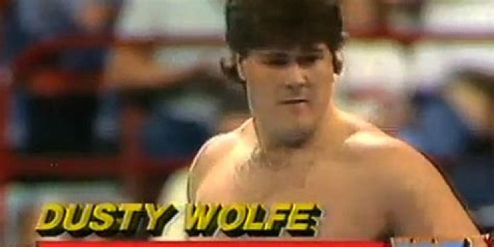 WWE jobber Dusty Wolfe in the ring