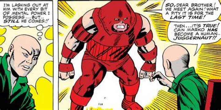 X-Men Professor X Juggernaut