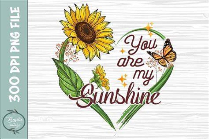 You Are My Sunshine Sunflower Pun Greeting Card / Handmade Etsy
