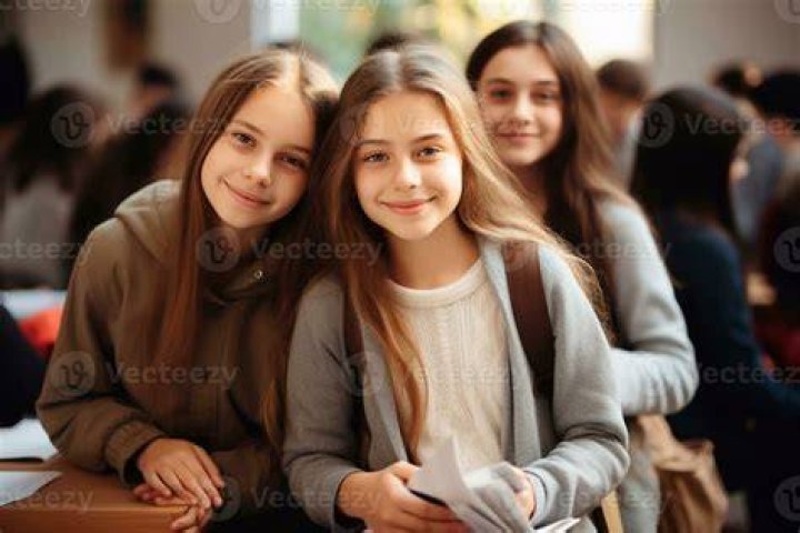 Young girls in class in Nepal