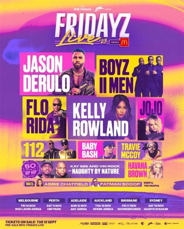 ZM’s Fridayz Live returns with Jason Derulo, Boyz II Men, Kelly Rowland and JoJo