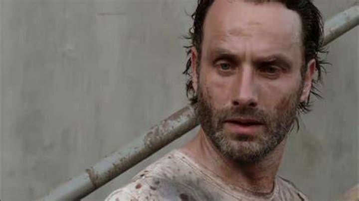 Zombie Rick Grimes in The Walking Dead comic and Norman Reedus as Daryl Dixon in The Walking Dead