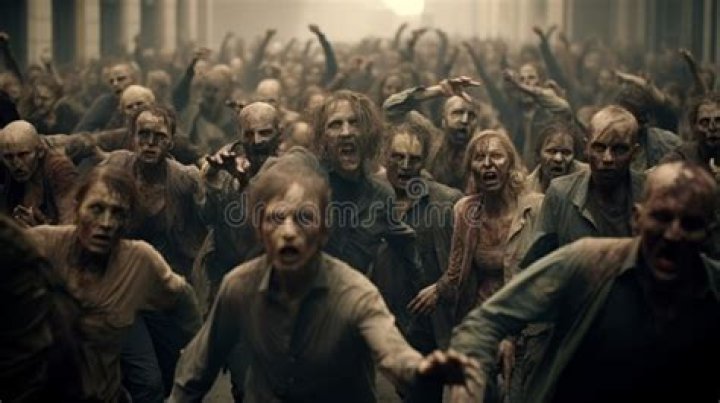 Zombies attack a high-speed train in Train to Busan