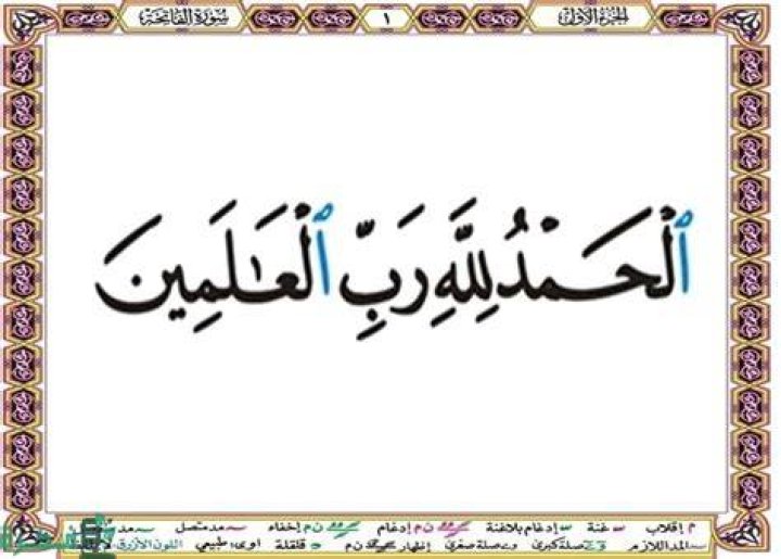 آيات قرآنية عن الحمد والثناء