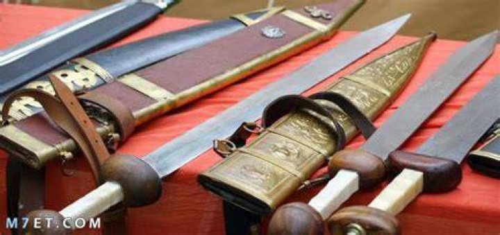 أنواع السيوف العربية واليابانية وأشكالها وأهميتها